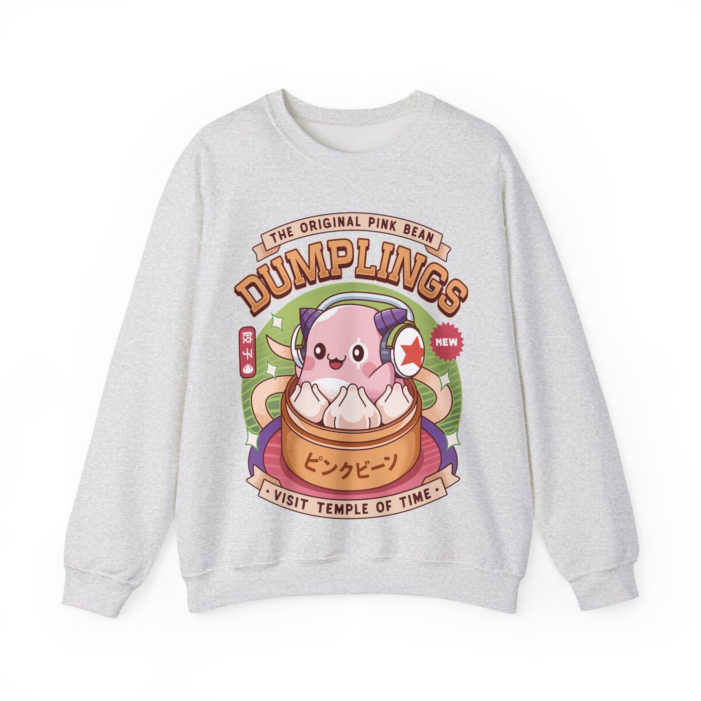Pink Bean Dumplings Vintage Crewneck Sweatshirt