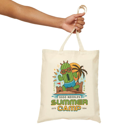 Cactuar Summer Camp Vintage Tote Bag