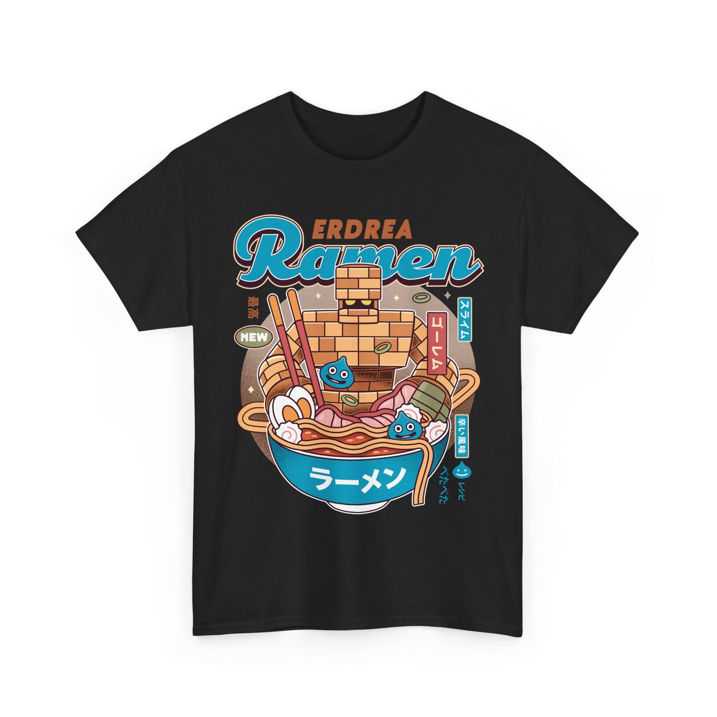 Erdrea Monsters Ramen Vintage Unisex T-Shirt