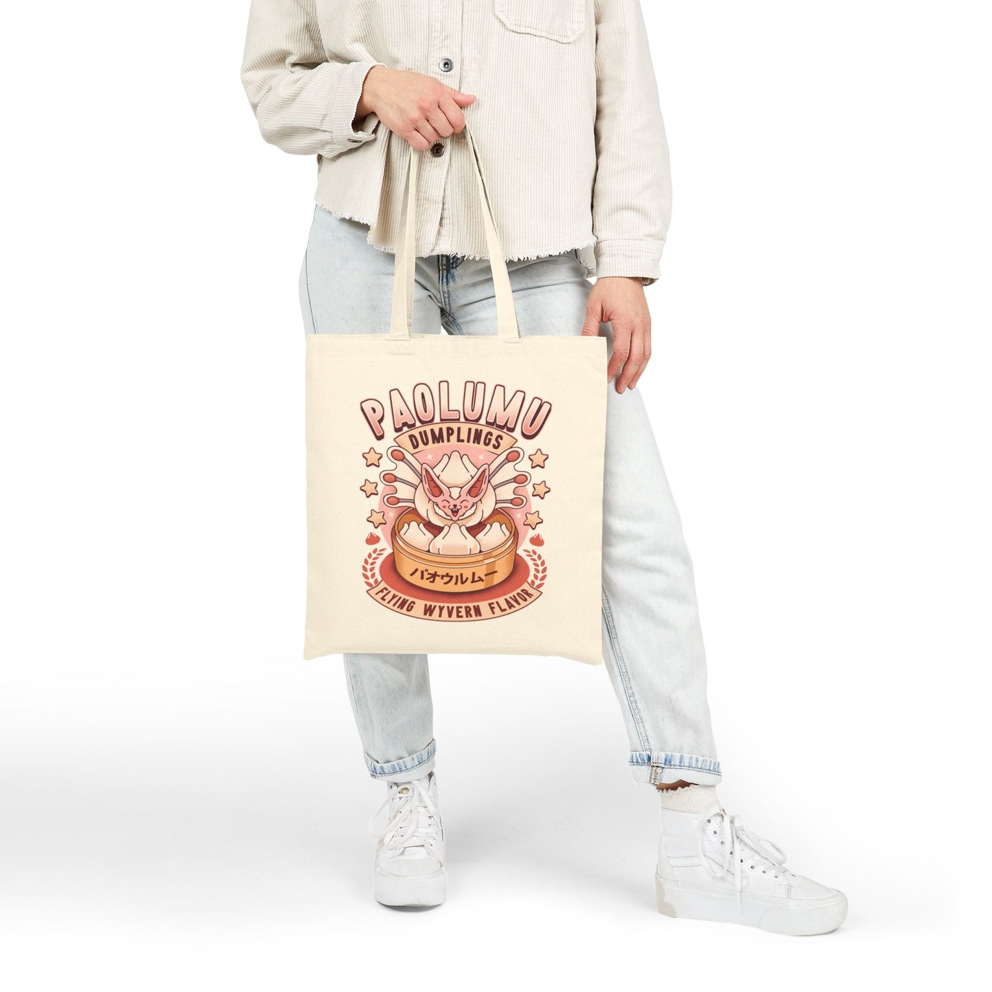 Paolumu Dumplings Vintage Cotton Canvas Tote Bag