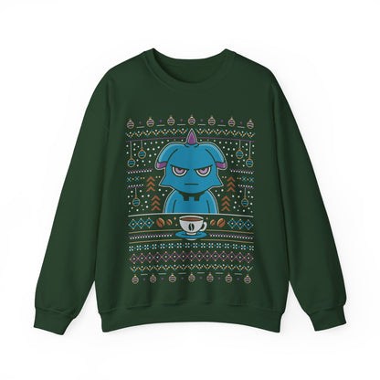 Depresso Ugly Sweater Crewneck Sweatshirt