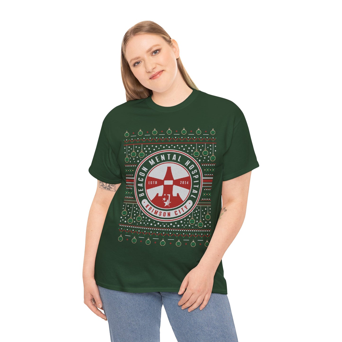 Beacon Mental Hospital Ugly Sweater Unisex T-Shirt