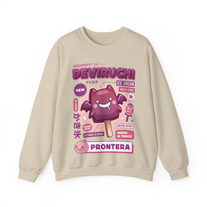 Deviruchi Ice Cream Unisex Crewneck Sweatshirt