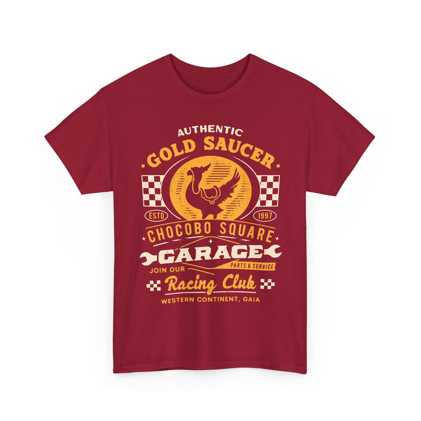 Gold Saucer Garage Vintage Unisex T-Shirt