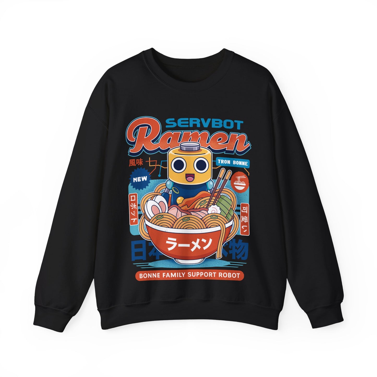 Servbot Ramen Vintage Crewneck Sweatshirt