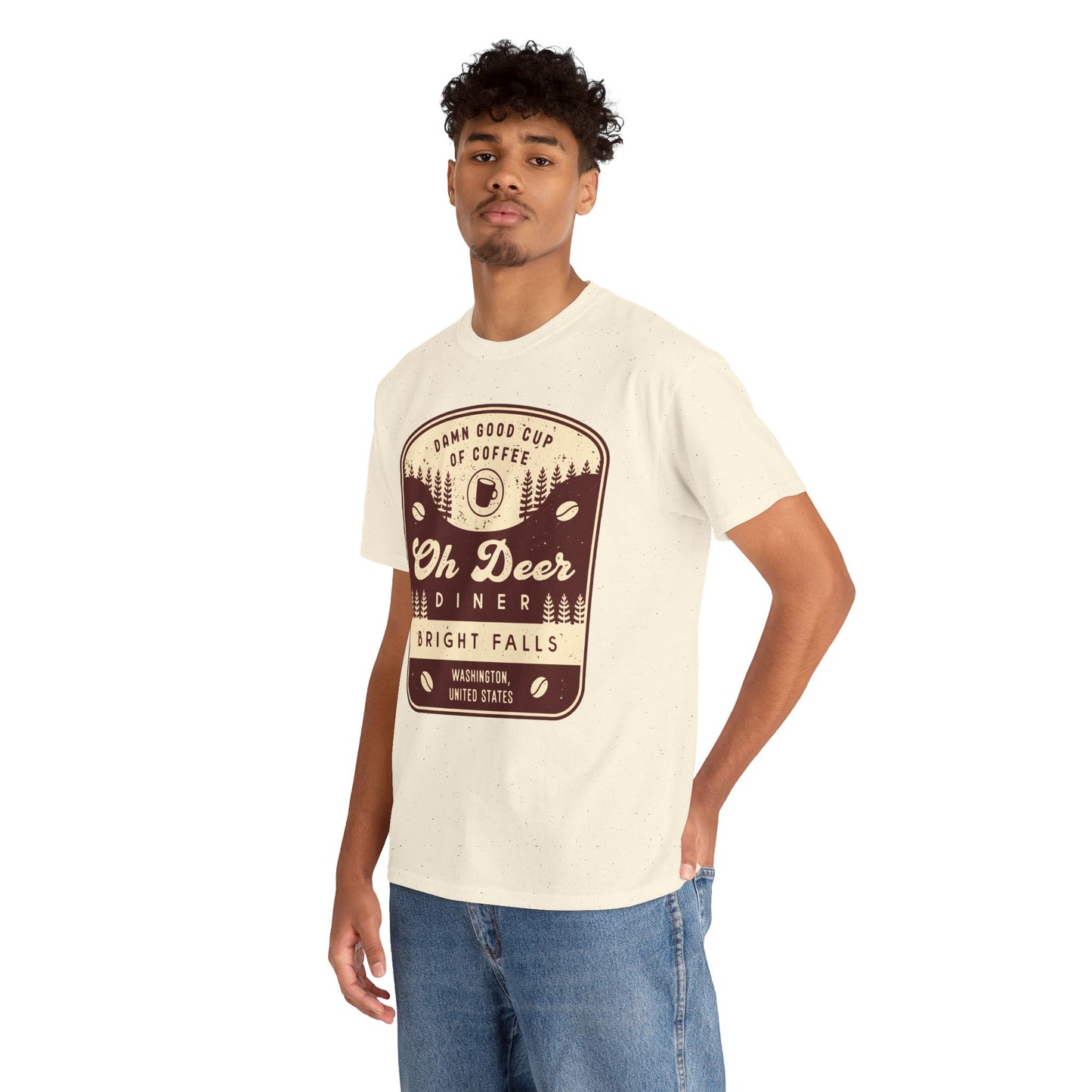 Oh Deer Diner Emblem Unisex T-Shirt
