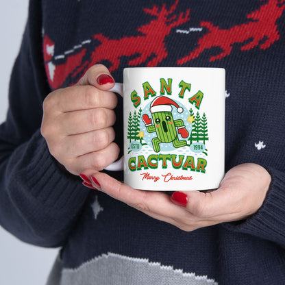 Santa Cactuar Ceramic Mug