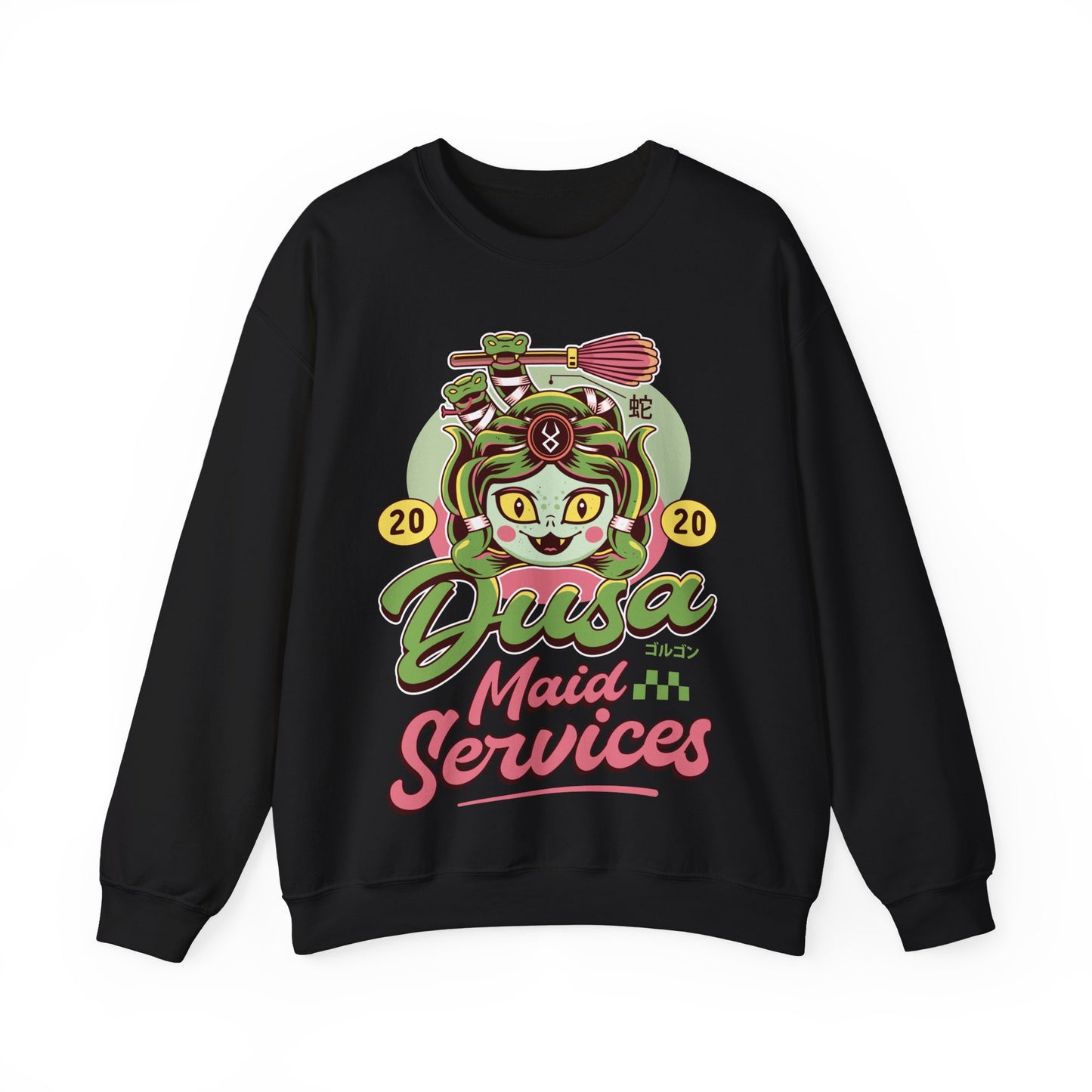 Dusa Maid Emblem Crewneck Sweatshirt