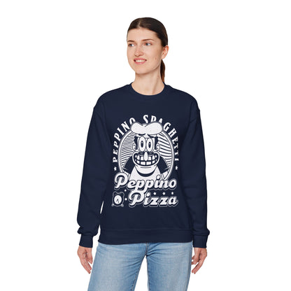 Peppino Pizza Crest Unisex Crewneck Sweatshirt