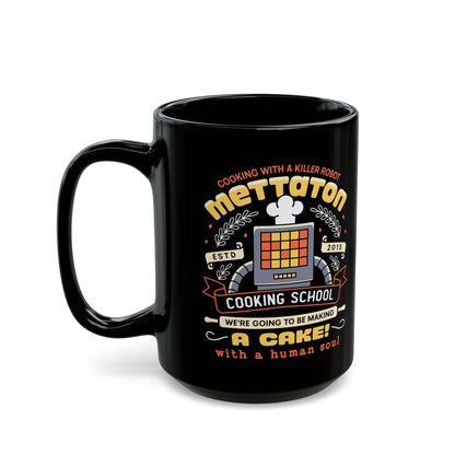 Mettaton Cooking School Crest Black Mug
