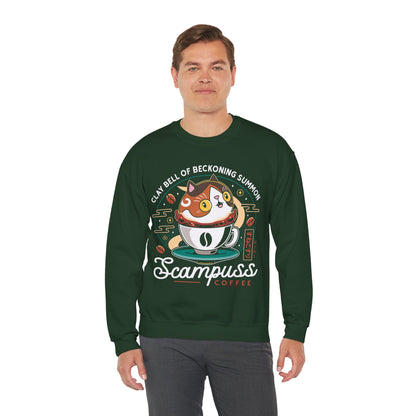 Scampuss Coffee Emblem Crewneck Sweatshirt
