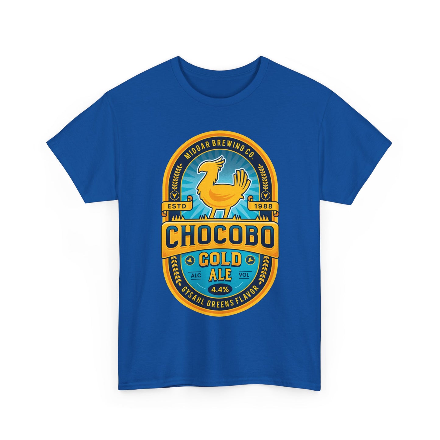 Chocobo Gold Beer Emblem Unisex T-Shirt