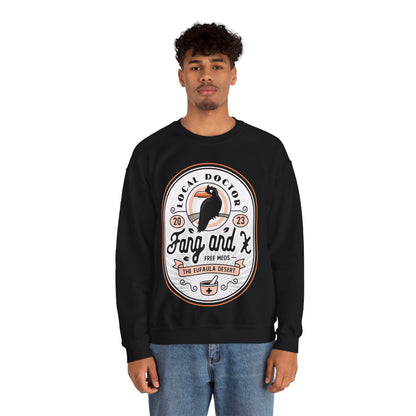 Fang and X Clinic Crest Crewneck Sweatshirt