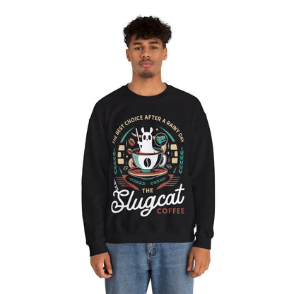Slugcat Coffee Emblem Unisex Crewneck Sweatshirt