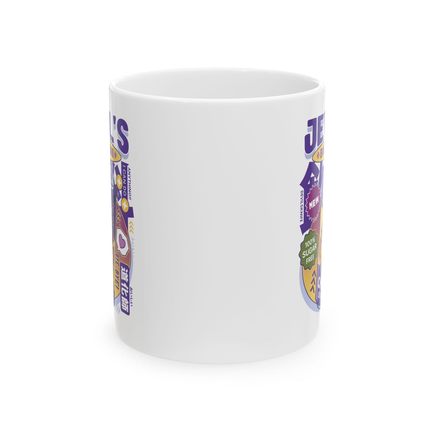 Jevil Energy Drink Ceramic Mug