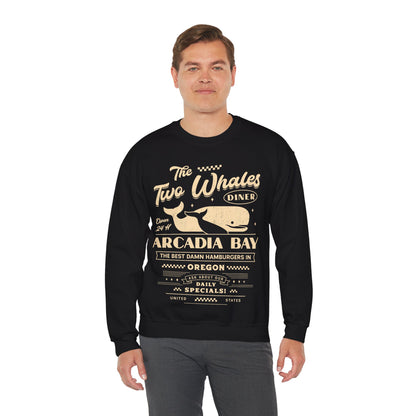 The Two Whales Diner Emblem Unisex Crewneck Sweatshirt