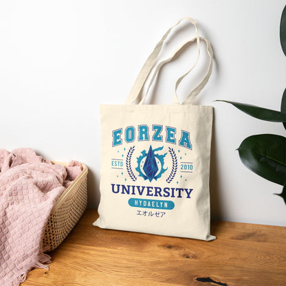 Eorzea University Cotton Canvas Tote Bag