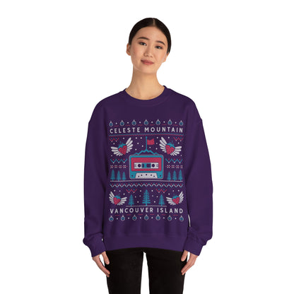 Celeste Mountain Ugly Sweater Unisex Crewneck Sweatshirt