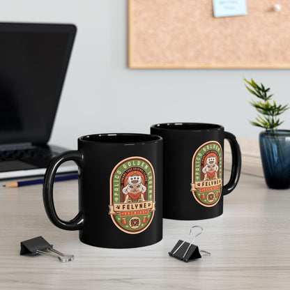 Palico Golden Lager Black Mug