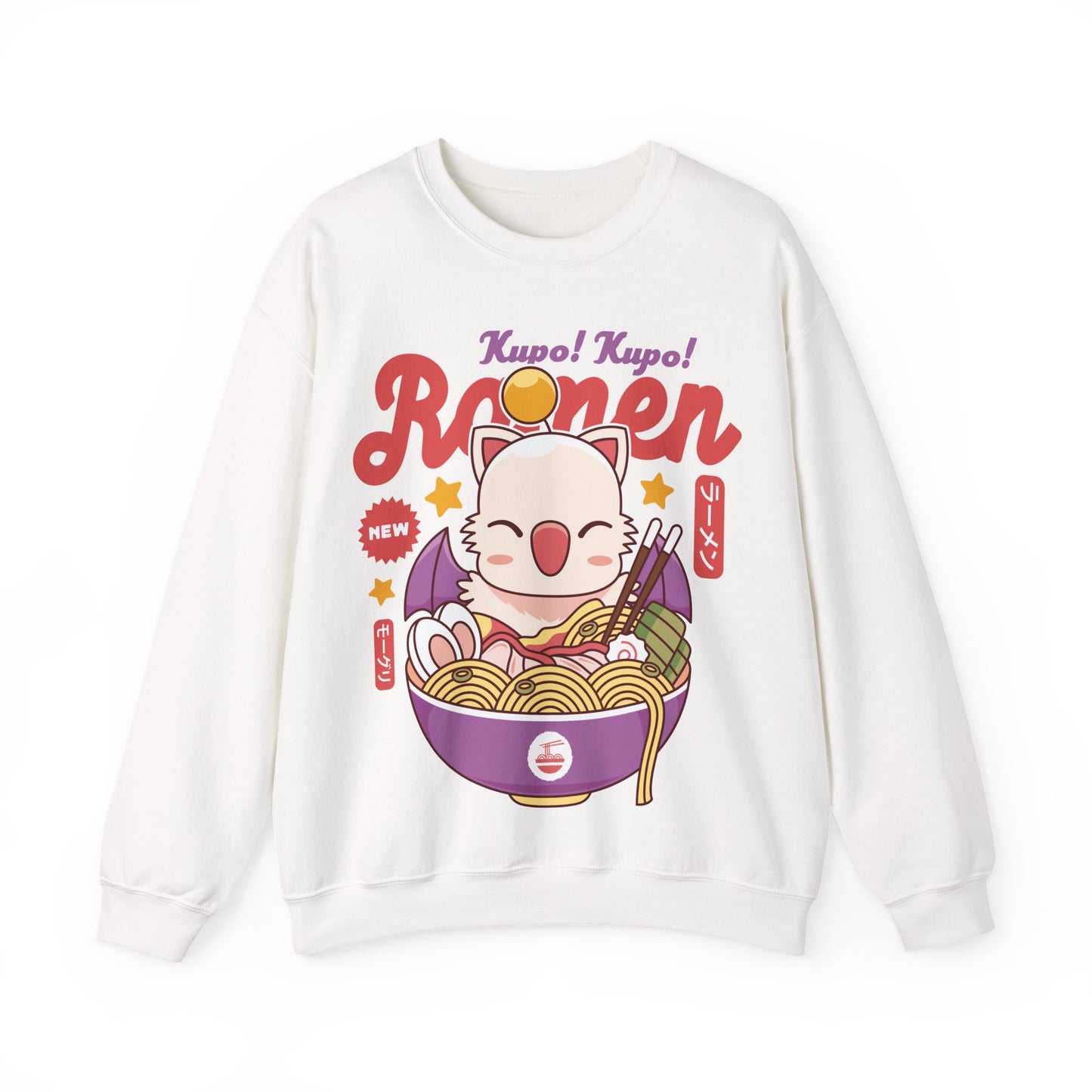 Moogle Kupo Ramen Unisex Crewneck Sweatshirt