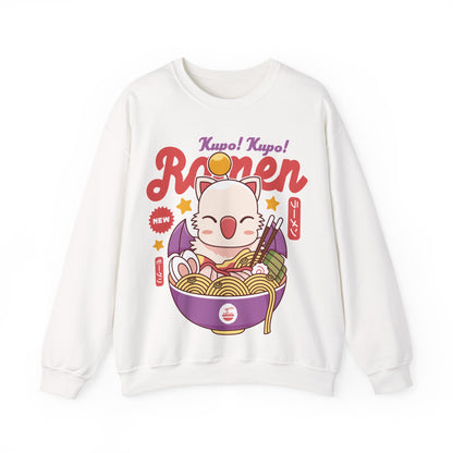 Moogle Kupo Ramen Unisex Crewneck Sweatshirt