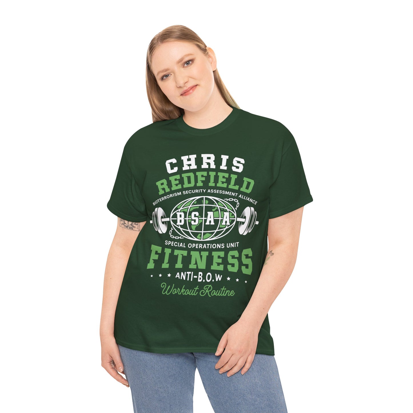 Bsaa Redfield Fitness Emblem Unisex T-Shirt