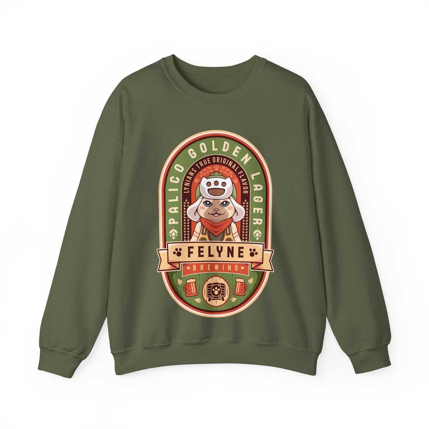 Palico Golden Lager Unisex Crewneck Sweatshirt