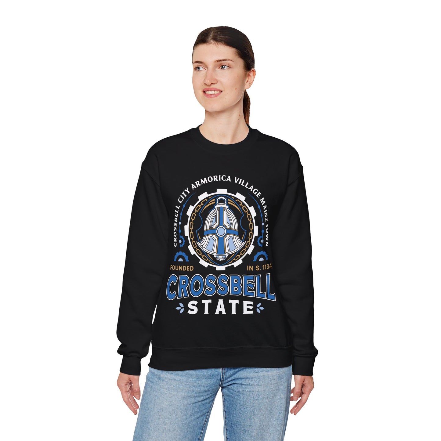 Crossbell State Crest Unisex Crewneck Sweatshirt