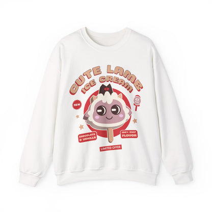 Lamb Ice Cream Unisex Crewneck Sweatshirt