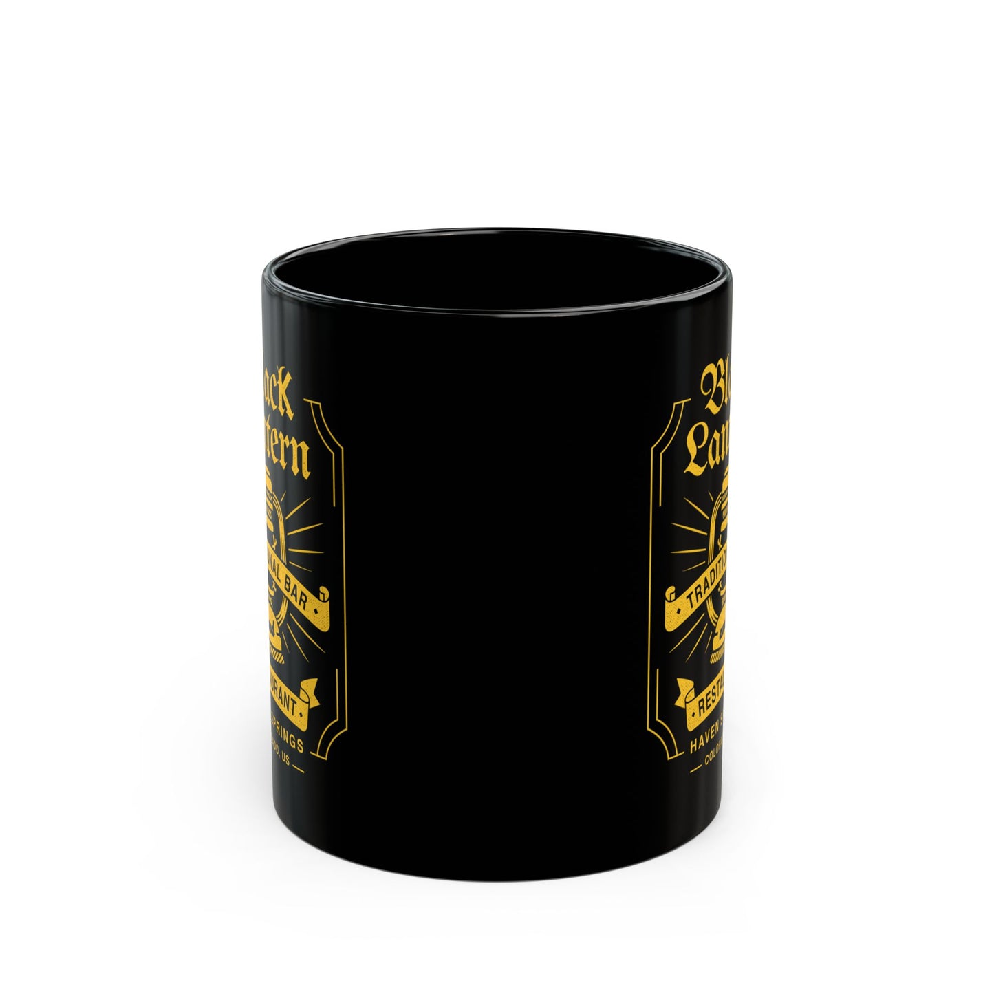 The Black Lantern Emblem Black Mug