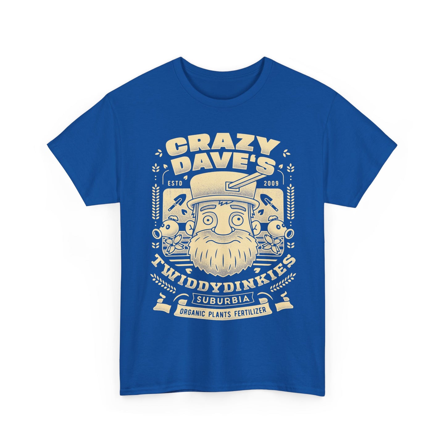 Crazy Dave Emblem Grunge Unisex T-Shirt