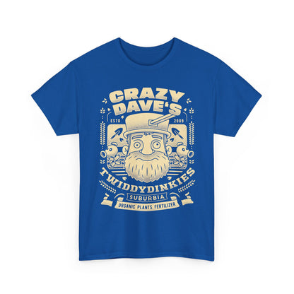 Crazy Dave Emblem Grunge Unisex T-Shirt