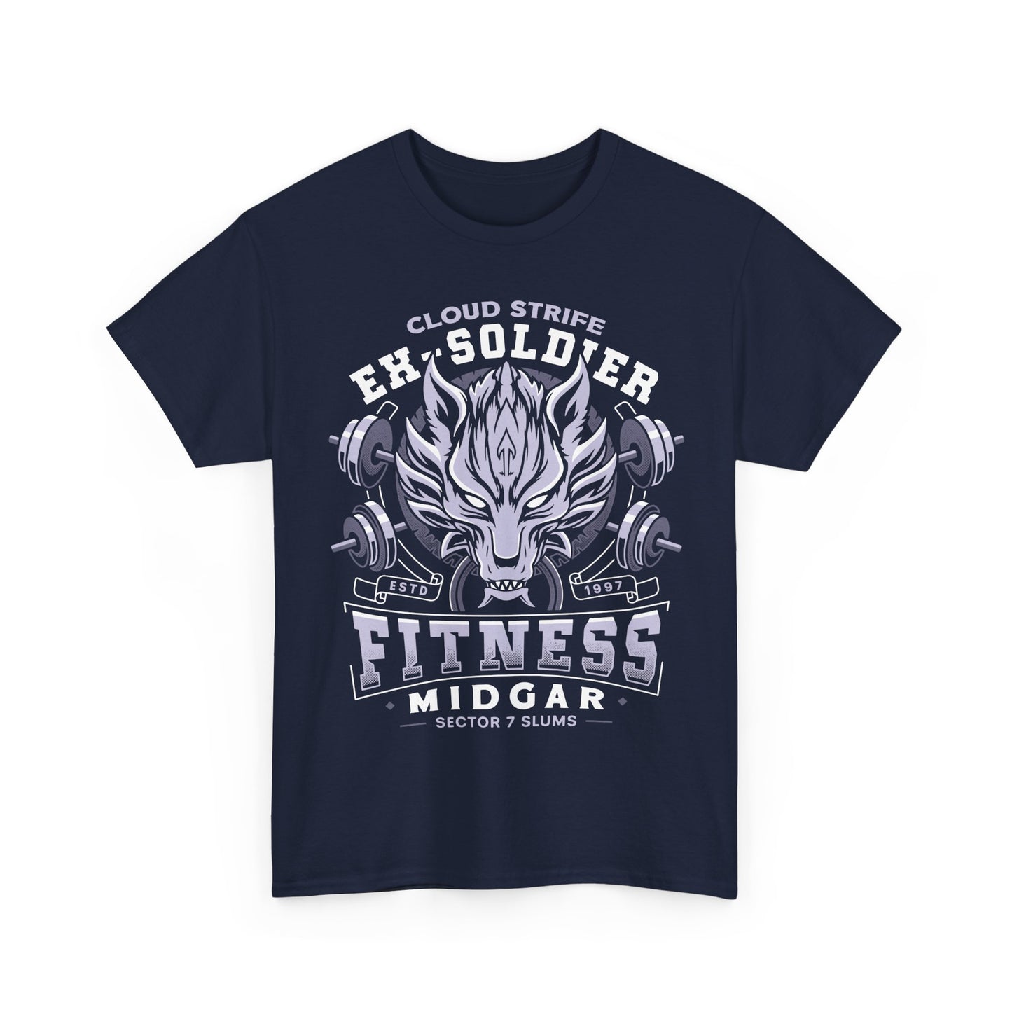 Strife Midgar Fitness Emblem Unisex T-Shirt