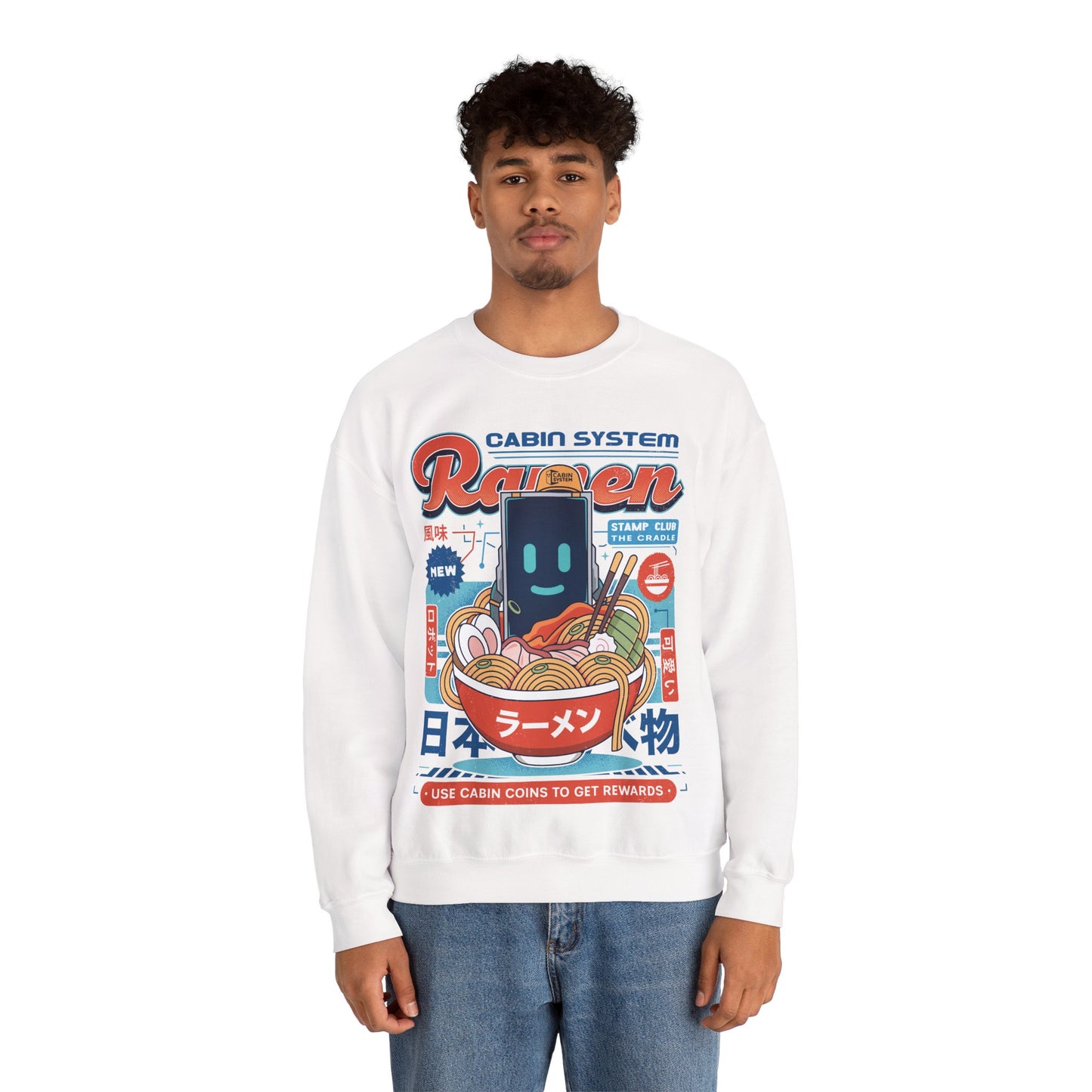 Cabin Coins Ramen Vintage Crewneck Sweatshirt