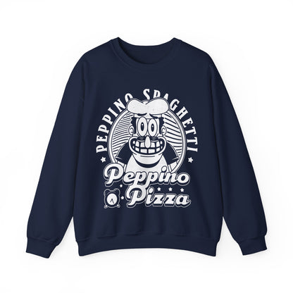 Peppino Pizza Crest Unisex Crewneck Sweatshirt