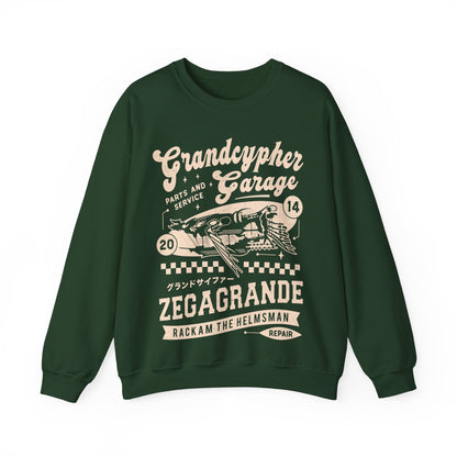 Zegagrande Garage Unisex Crewneck Sweatshirt