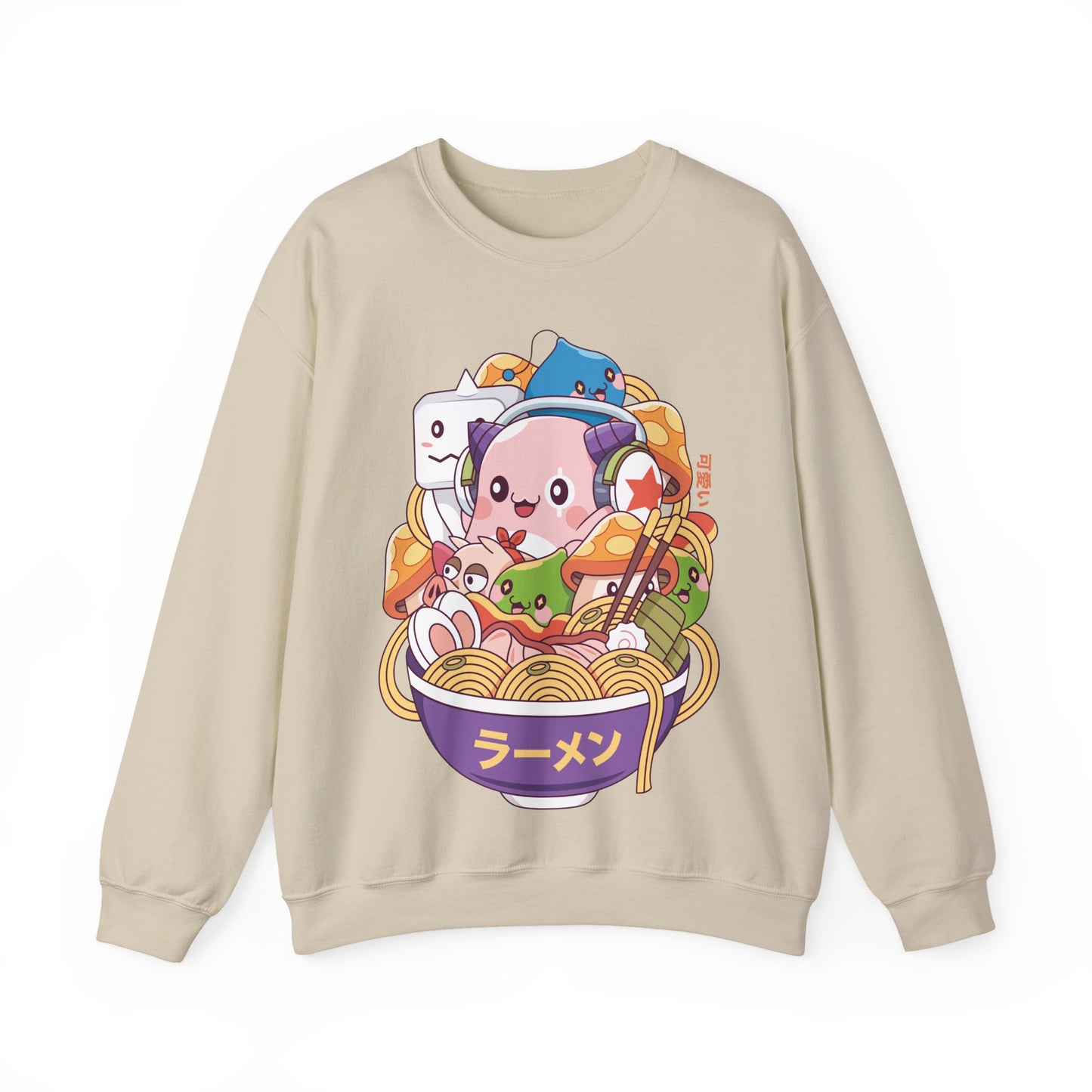 Maple World Monsters Ramen Unisex Crewneck Sweatshirt