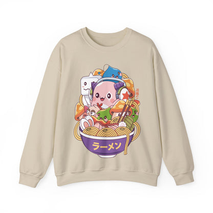 Maple World Monsters Ramen Unisex Crewneck Sweatshirt