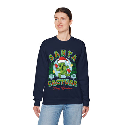 Santa Cactuar Unisex Crewneck Sweatshirt