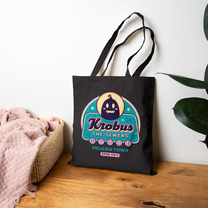 Krobus The Sewers Merchant Cotton Canvas Tote Bag