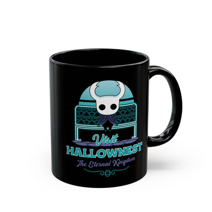 Visit Hallownest Emblem Black Mug