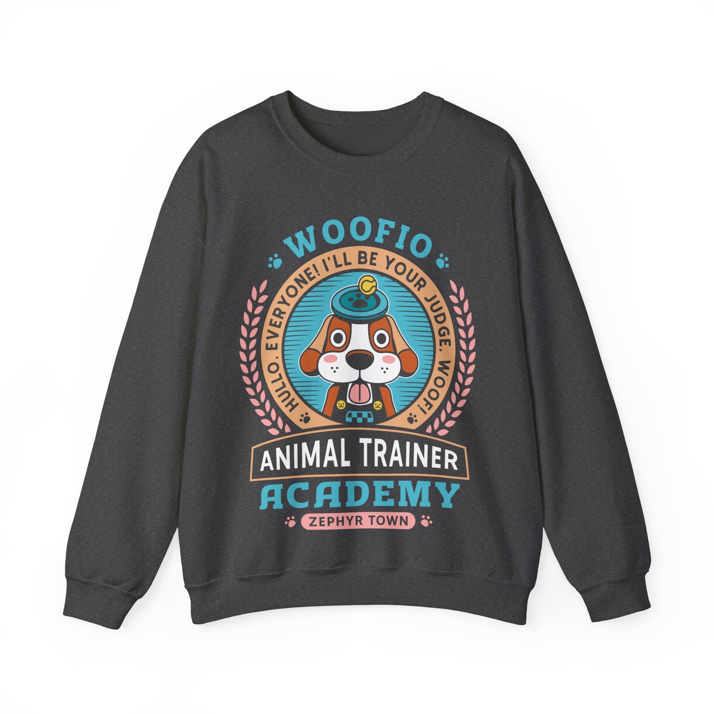 Woofio Zephyr Town Academy Unisex Crewneck Sweatshirt