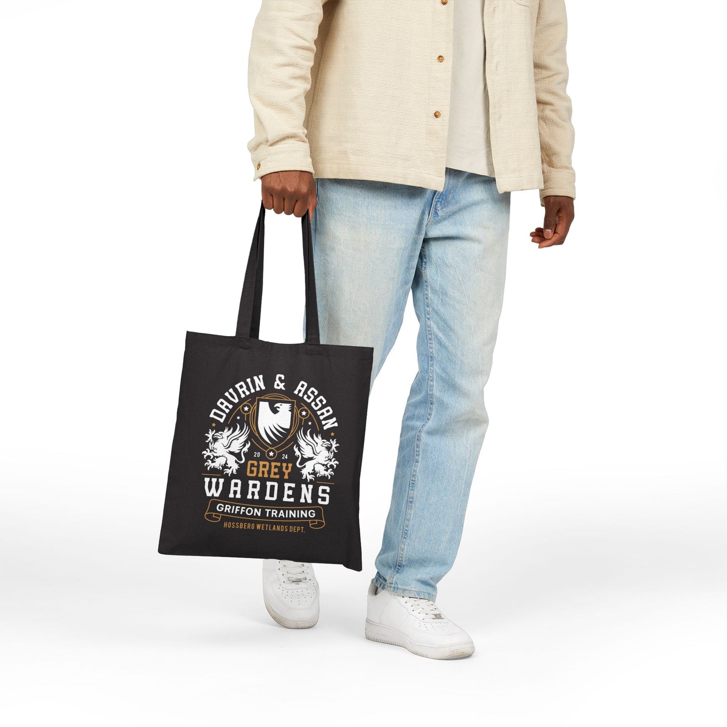 Davrin And Assan Emblem Tote Bag