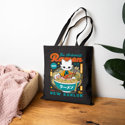 The Mysterious Alchemist Ramen Cotton Canvas Tote Bag