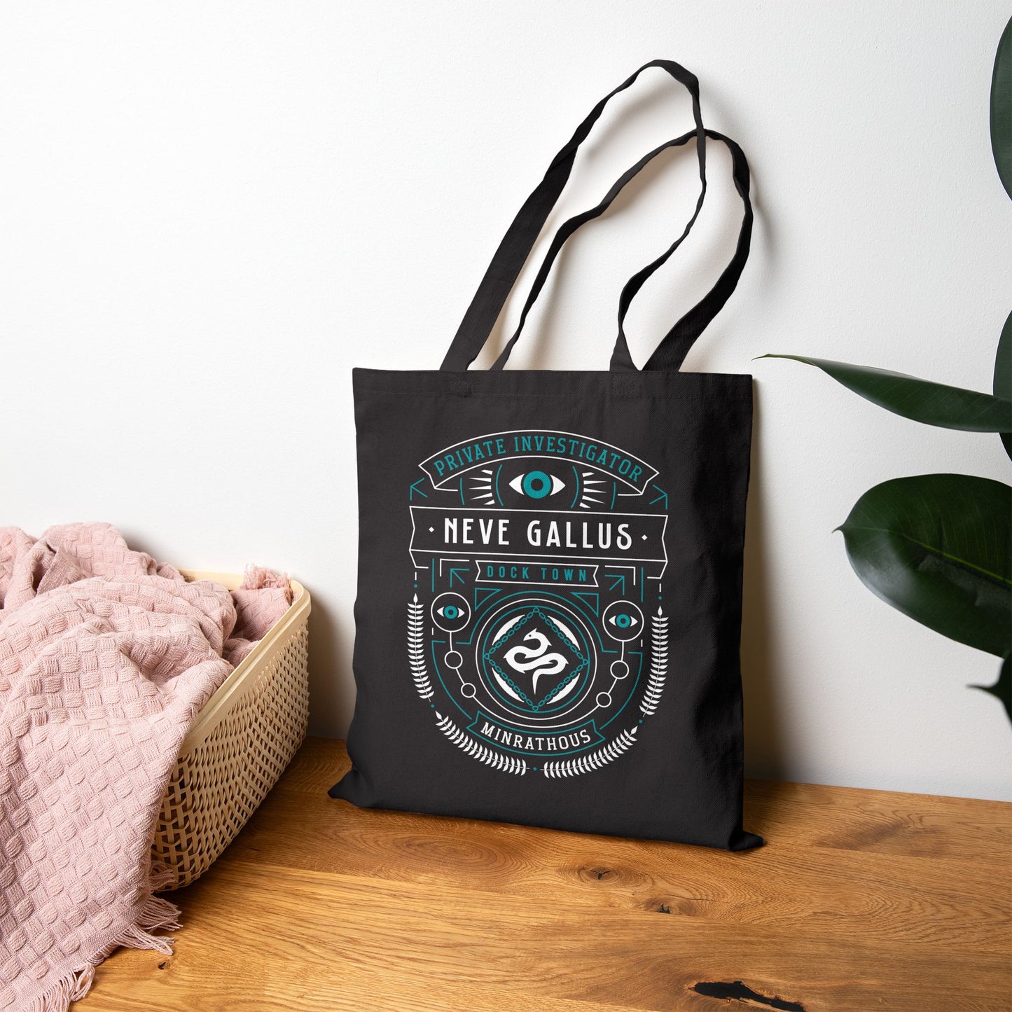 Minrathous Private Investigator Crest Canvas Tote Bag