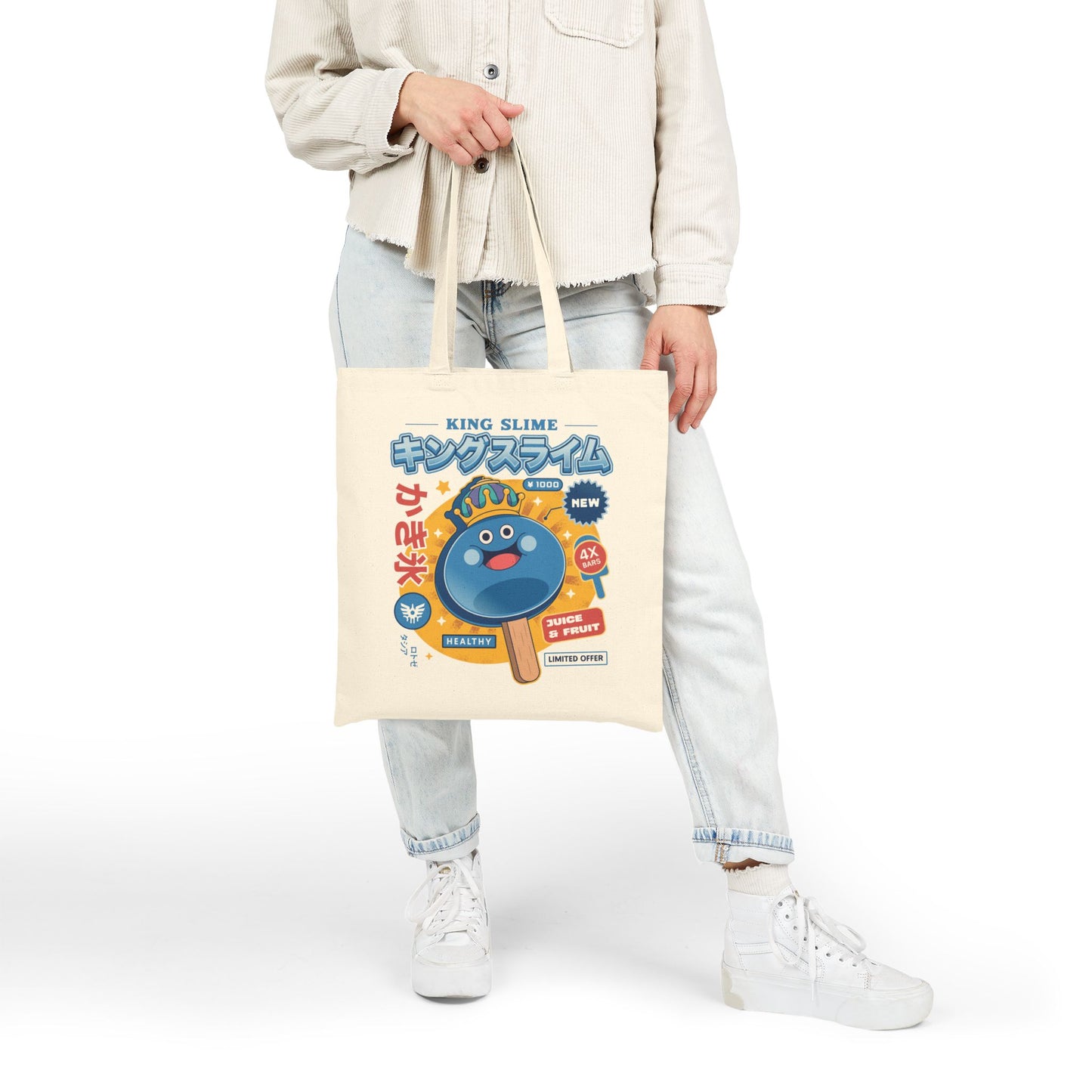 King Slime Ice Cream Tote Bag