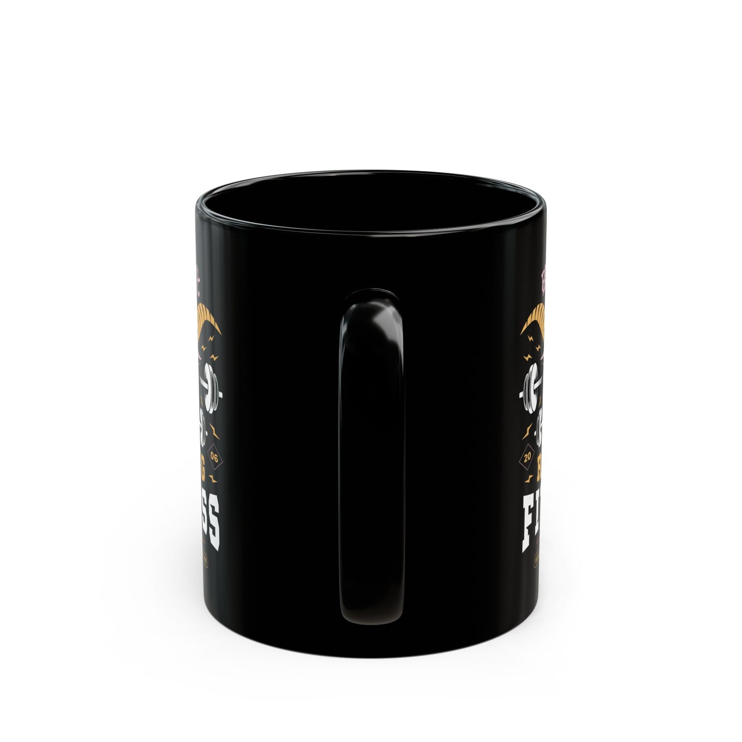 Rajang Fitness Black Mug