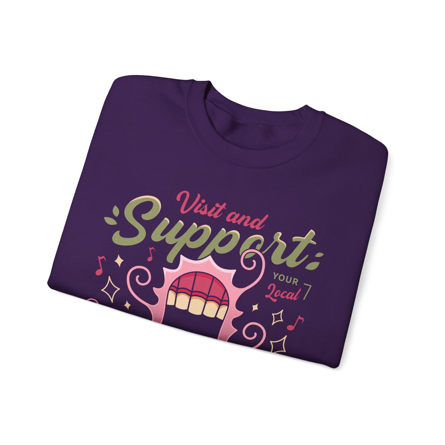 Support Geffen Field Flora Crewneck Sweatshirt
