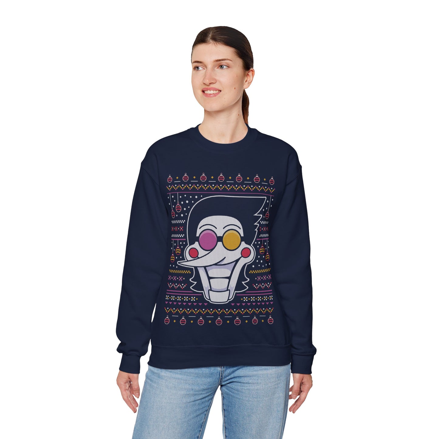 Spamton Ugly Sweater Crewneck Sweatshirt