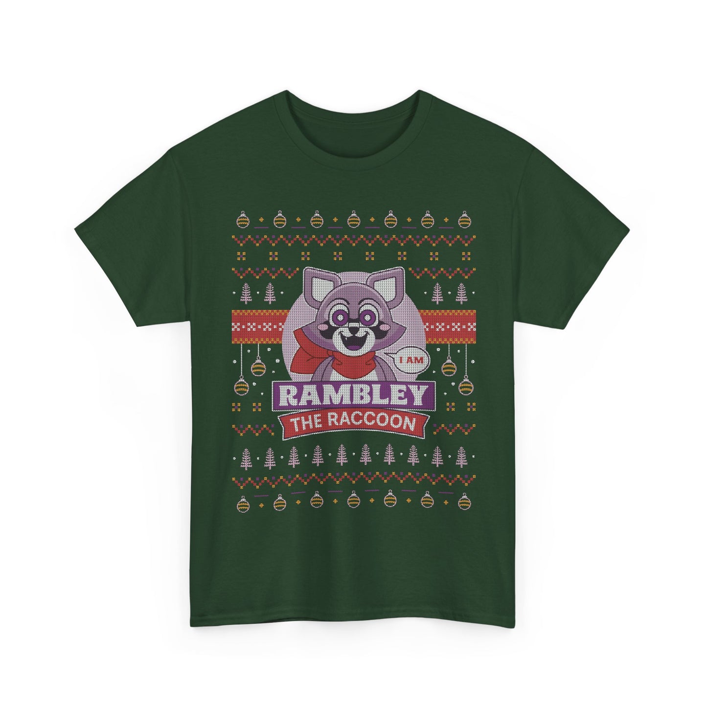 Rambley Raccoon Ugly Sweater Unisex T-Shirt